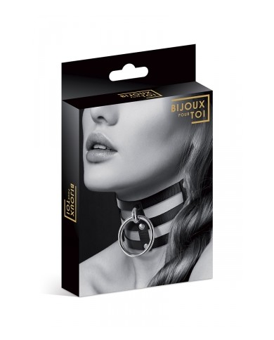 Collier Fetish large avec anneau - Bijoux pour Toi