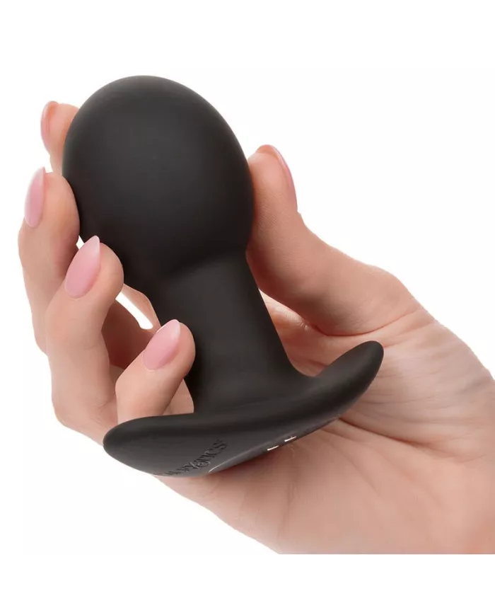 CALEXOTICS - ROCK BOTTOM PLUG ANAL 10 VIBRATIONS SILICONE NOIR CALEXOTICS - ROCK BOTTOM PLUG ANAL 10 VIBRATIONS SILICONE NOIR