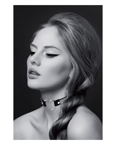 Collier strass et coeur - Bijoux Pour Toi