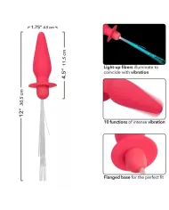 CALEXOTICS - SOUTHERN LIGHTS LIGHT UP PLUG ANAL 10 VIBRATIONS SILICONE ROSE CALEXOTICS - SOUTHERN LIGHTS LIGHT UP PLUG ANAL 10 VIBRATIONS SILICONE ROSE
