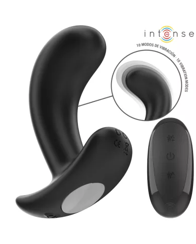 INTENSE - CHANDLER ANAL PLUG 10 VIBRATIONS NOIR TÉLÉCOMMANDE