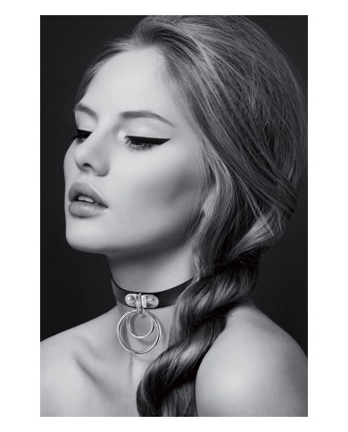Collier Fetish avec double  anneau - Bijoux pour Toi