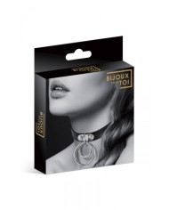 Collier Fetish avec double  anneau - Bijoux pour Toi