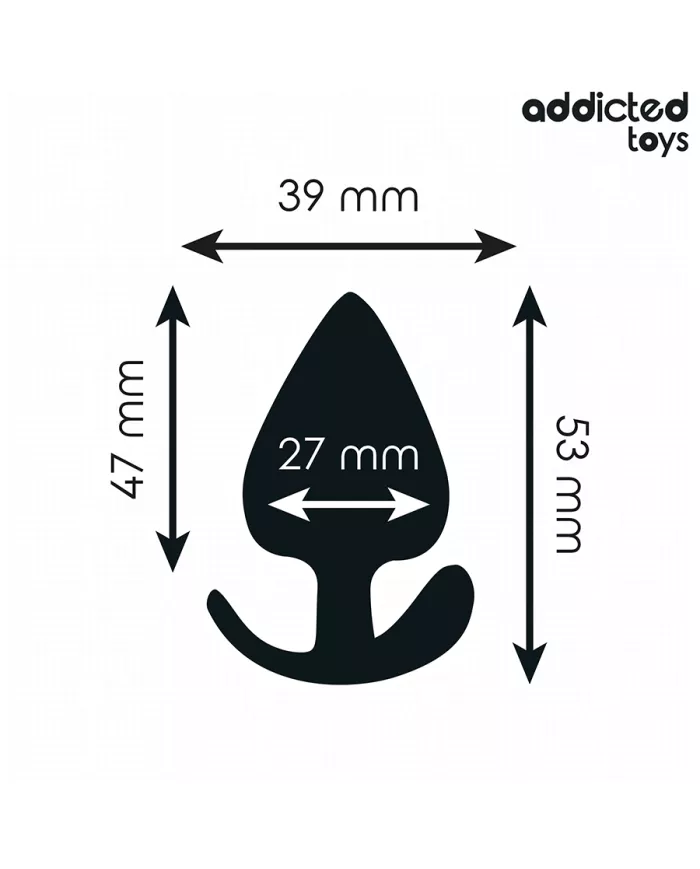 ADDICTED TOYS - PLUG ANAL TAILLE S 5,3 CM