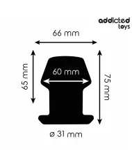 ADDICTED TOYS - PLUG ANAL CREUX EXTRÊME TAILLE S 7,5 CM