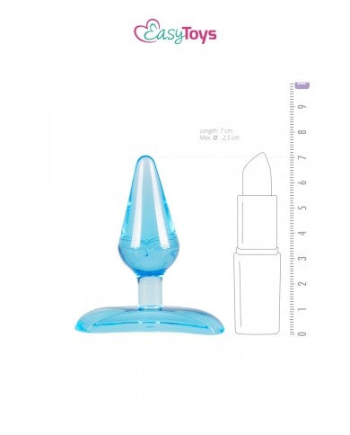 Mini plug anal bleu - EasyToys