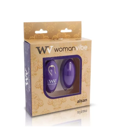 WOMANVIBE - ALSAN EGG TELECOMMANDE SILICONE VIOLET