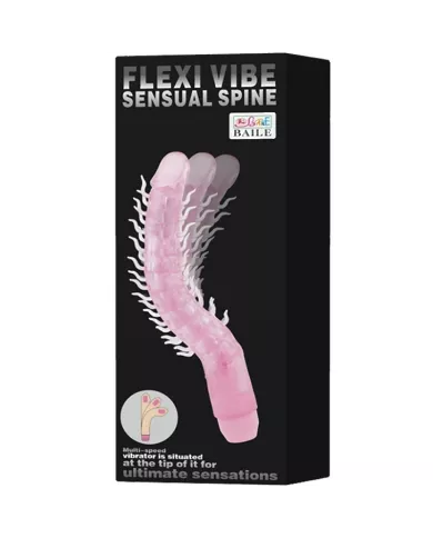 BAILE - FLEXI VIBE SENSUAL SPINE GODE VIBRANT PLIABLE LILAS 23.5 CM
