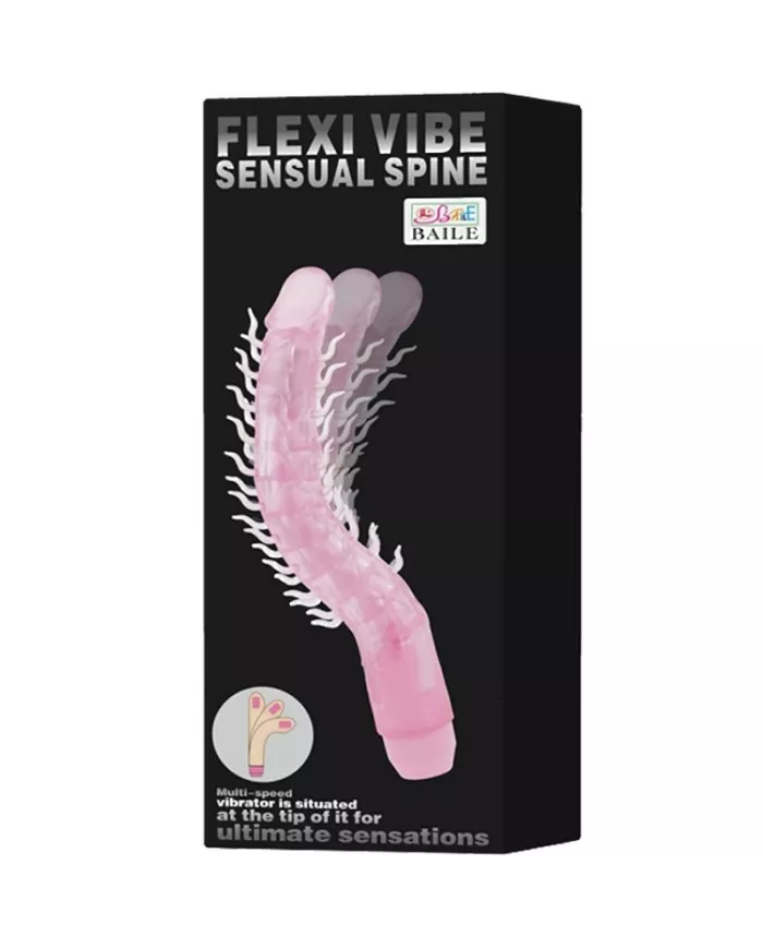 BAILE - FLEXI VIBE SENSUAL SPINE GODE VIBRANT PLIABLE LILAS 23.5 CM BAILE - FLEXI VIBE SENSUAL SPINE GODE VIBRANT PLIABLE LILAS 23.5 CM