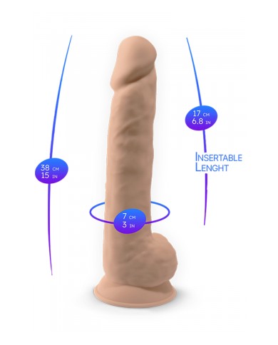 Gode The Original Model 1 flesh 38 cm - SilexD