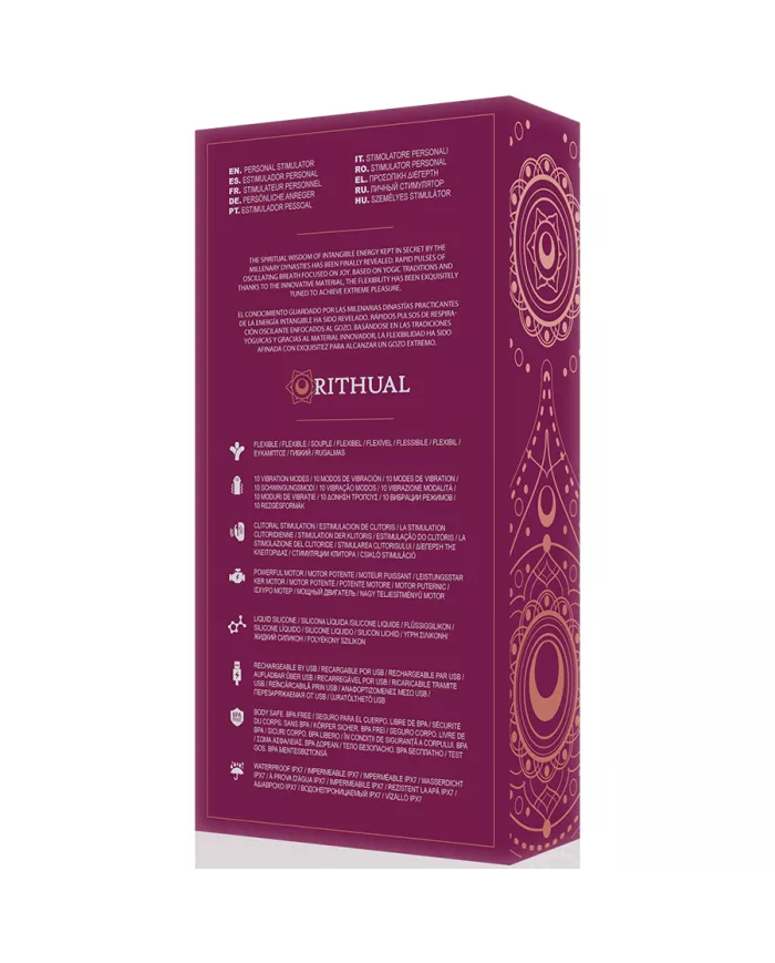 RITHUAL - ANUSARA DOUBLE MOTEUR RECHARGEABLE 2.0 ORCHIDÉE