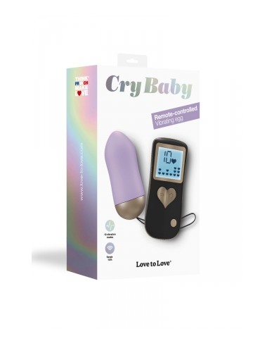 Oeuf vibrant Cry Baby Mauve