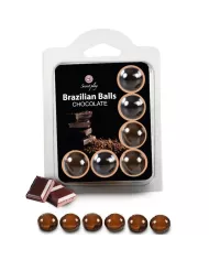 SECRETPLAY - SET 6 BOULES BRÉSILIENNES CHOCOLAT SECRETPLAY - SET 6 BOULES BRÉSILIENNES CHOCOLAT