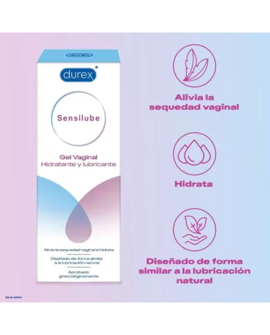 DUREX - SENSILUBE GEL LUBRIFIANT HYDRATANT 40 ML DUREX - SENSILUBE GEL LUBRIFIANT HYDRATANT 40 ML