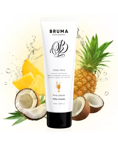 BRUMA - GEL GLISSANT À L''ALOE VERA SAVEUR PINA COLADA 100 ML BRUMA - GEL GLISSANT À L''ALOE VERA SAVEUR PINA COLADA 100 ML