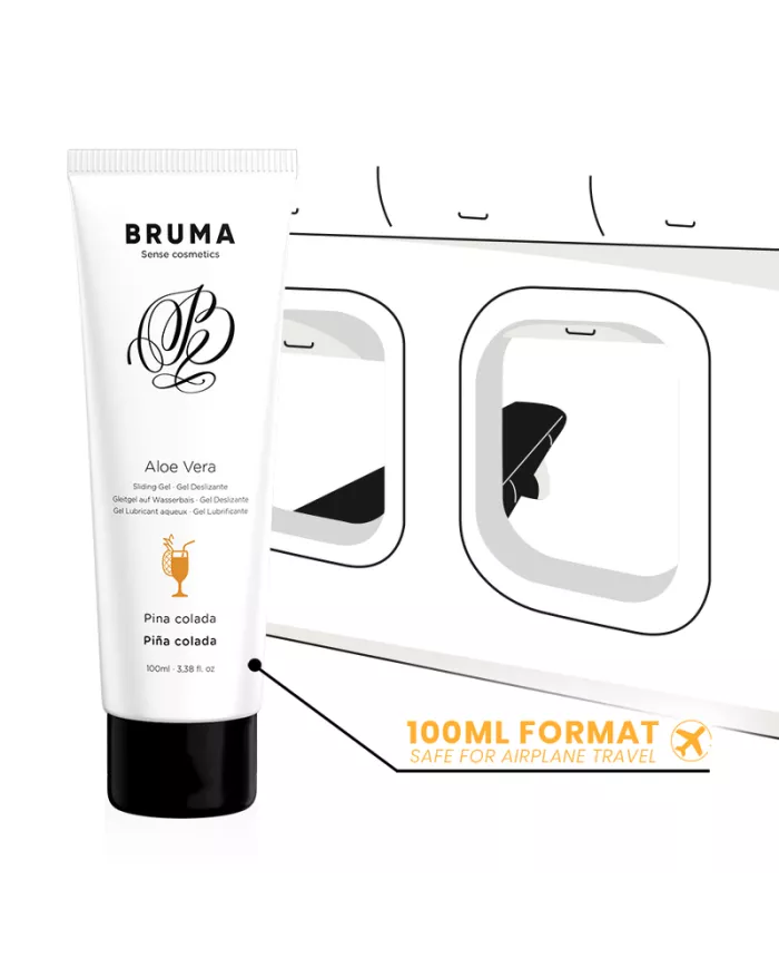 BRUMA - GEL GLISSANT À L''ALOE VERA SAVEUR PINA COLADA 100 ML