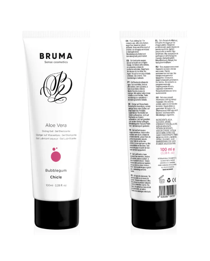 BRUMA - GEL GLISSANT ALOE VERA SAVEUR BUBBLEGUM 100 ML