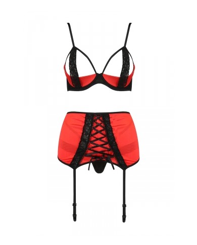 Ensemble lingerie à jarretelles Femmina - Passion