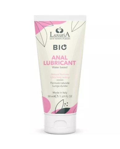 INTIMATELINE - LUXURIA LUBRIFIANT BIO ANAL BASE D'EAU 50 ML INTIMATELINE - LUXURIA LUBRIFIANT BIO ANAL BASE D'EAU 50 ML