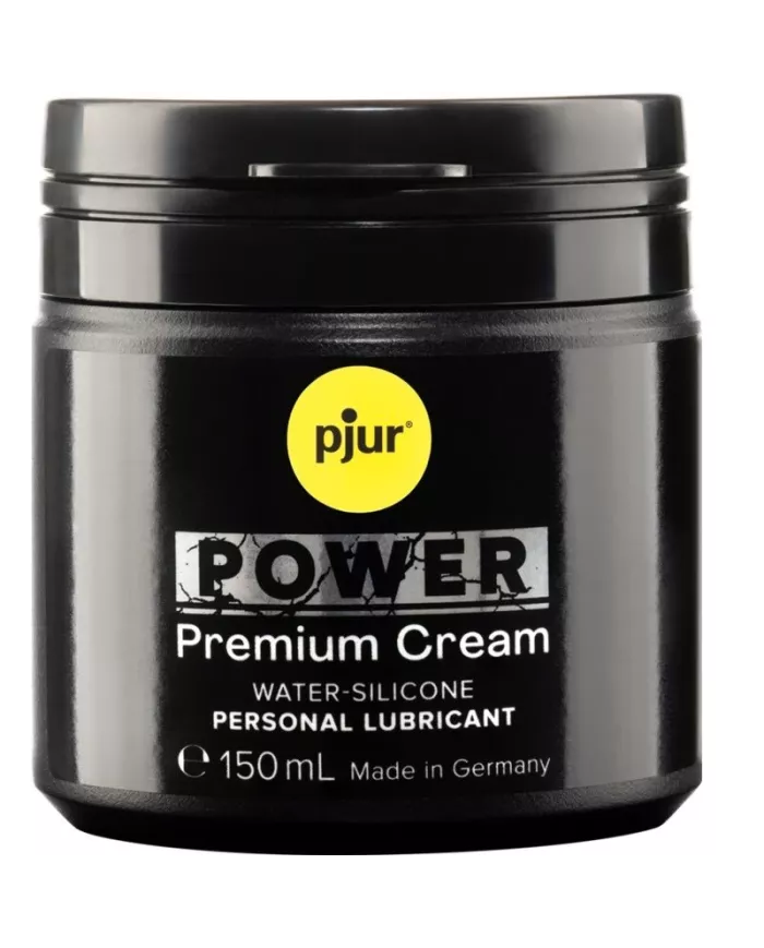 PJUR - LUBRIFIANT PERSONNEL POWER PREMIUM CRÈME 150 ML PJUR - LUBRIFIANT PERSONNEL POWER PREMIUM CRÈME 150 ML