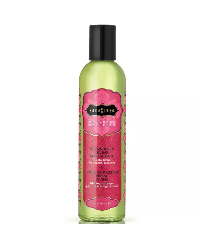 KAMASUTRA - HUILE DE MASSAGE DIVINE FRAISE NATURALS 236ML KAMASUTRA - HUILE DE MASSAGE DIVINE FRAISE NATURALS 236ML