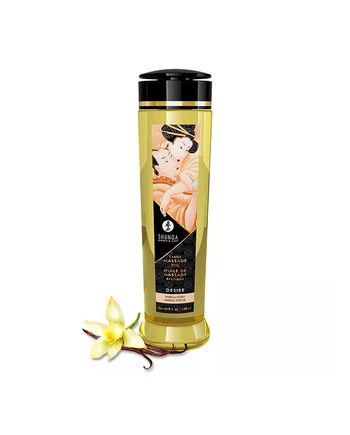 SHUNGA - HUILE DE MASSAGE ÉROTIQUE DÉSIR 240 ML