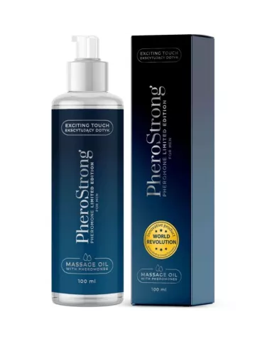 PHEROSTRONG - HUILE DE MASSAGE ÉDITION LIMITÉE POUR HOMME 100 ML PHEROSTRONG - HUILE DE MASSAGE ÉDITION LIMITÉE POUR HOMME 100 ML