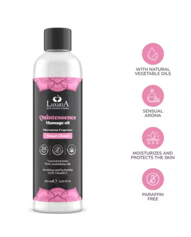 INTIMATELINE LUXURIA - HUILE DE MASSAGE NUAGE DE SUCRE 150 ML INTIMATELINE LUXURIA - HUILE DE MASSAGE NUAGE DE SUCRE 150 ML