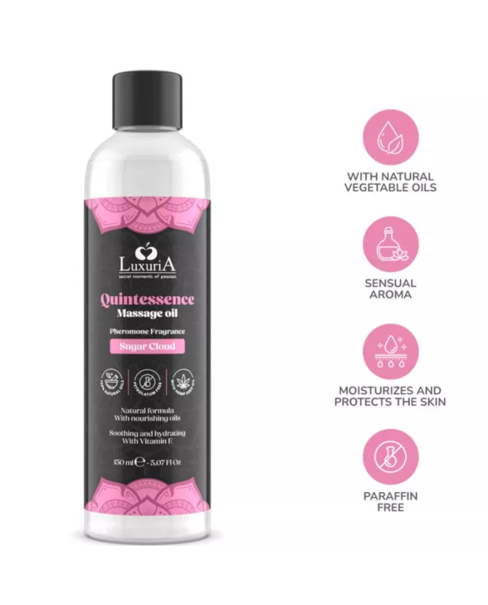 INTIMATELINE LUXURIA - HUILE DE MASSAGE NUAGE DE SUCRE 150 ML