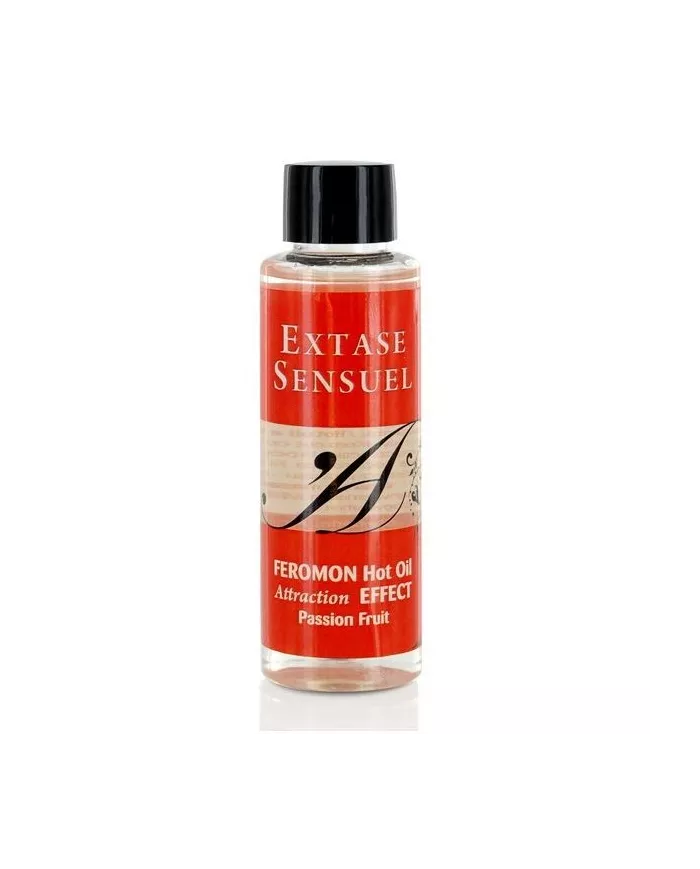 EXTASE SENSUAL - HUILE DE MASSAGE EFFET THERMIQUE AUX PHÉROMONES DE FRUITS DE LA PASSION 100 ML EXTASE SENSUAL - HUILE DE MASSAGE EFFET THERMIQUE AUX PHÉROMONES DE FRUITS DE LA PASSION 100 ML