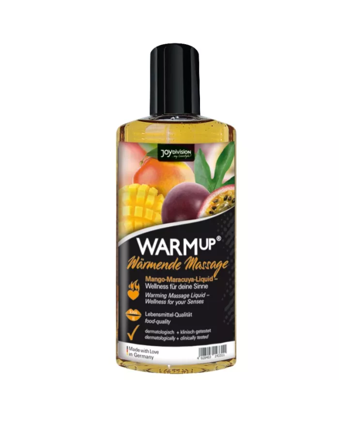 JOYDIVISION AQUAGLIDE - HUILE DE MASSAGE WARMUP MANGUE ET MARACUYA 150 ML JOYDIVISION AQUAGLIDE - HUILE DE MASSAGE WARMUP MANGUE ET MARACUYA 150 ML
