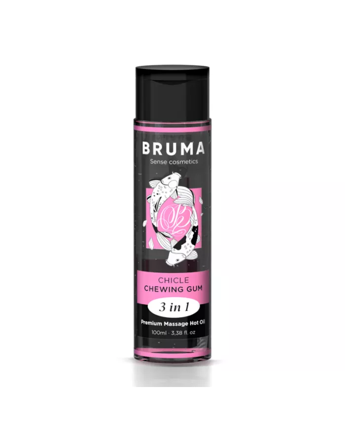 BRUMA - HUILE DE MASSAGE PREMIUM EFFET CHALEUR SAVEUR GOMME 3 EN 1 - 100 ML BRUMA - HUILE DE MASSAGE PREMIUM EFFET CHALEUR SAVEUR GOMME 3 EN 1 - 100 ML