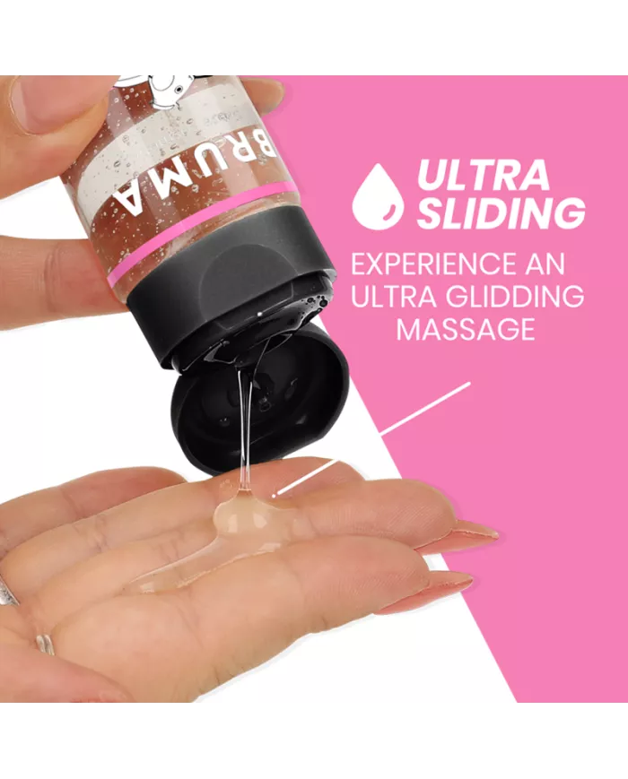 BRUMA - HUILE DE MASSAGE PREMIUM EFFET CHALEUR SAVEUR GOMME 3 EN 1 - 100 ML BRUMA - HUILE DE MASSAGE PREMIUM EFFET CHALEUR SAVEUR GOMME 3 EN 1 - 100 ML