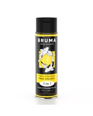BRUMA - HUILE DE MASSAGE PREMIUM EFFET CHALEUR SAVEUR PINA COLADA 3 EN 1 - 100 ML