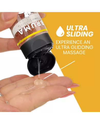 BRUMA - HUILE DE MASSAGE PREMIUM EFFET CHALEUR SAVEUR PINA COLADA 3 EN 1 - 100 ML