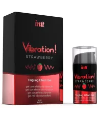INTT - PUISSANT STIMULANT INTIME GEL VIBRANT LIQUIDE FRAISE 15 ML