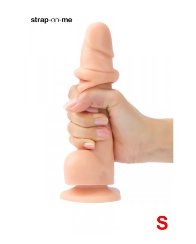 Gode double densité sliding skin S - Strap On Me