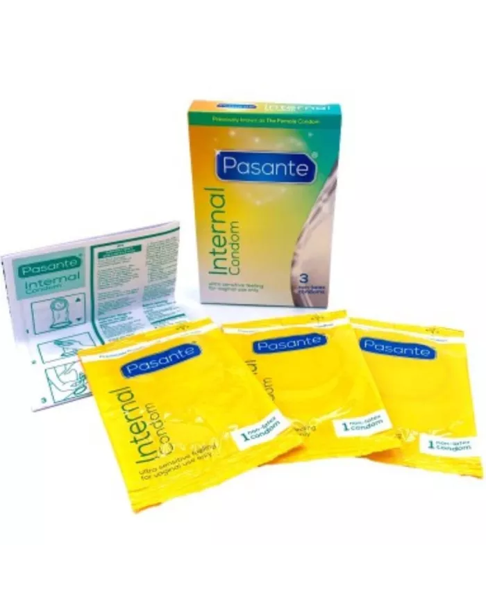 PASANTE - INTERNE PRÉSERVATIF SANS LATEX 3 UNITÉS PASANTE - INTERNE PRÉSERVATIF SANS LATEX 3 UNITÉS