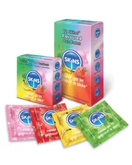 SKINS - CONDOM SAVEURS PAQUET DE 12 SKINS - CONDOM SAVEURS PAQUET DE 12
