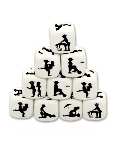 DIABLO PICANTE - DÉS DE POSE BLANCS DIABLO PICANTE - DÉS DE POSE BLANCS