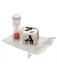DIABLO PICANTE - JEU DE DÉS DE POSTURE AVEC SABLIER DIABLO PICANTE - JEU DE DÉS DE POSTURE AVEC SABLIER