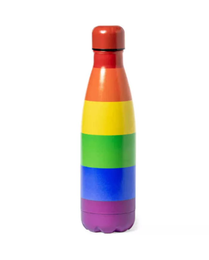 PRIDE - CHAUFFE-EAU MÉTALLIQUE AVEC LE DRAPEAU LGBT PRIDE - CHAUFFE-EAU MÉTALLIQUE AVEC LE DRAPEAU LGBT