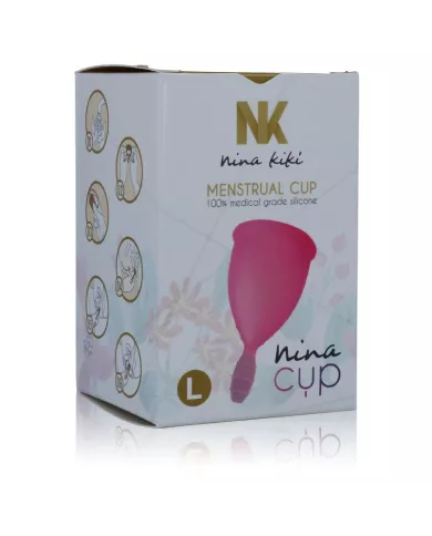 NINA KIKÍ - COUPE MENSTRUELLE ROSE - TAILLE L NINA KIKÍ - COUPE MENSTRUELLE ROSE - TAILLE L