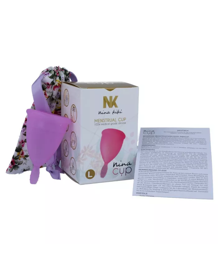 NINA KIKÍ - COUPE MENSTRUELLE VIOLET - TAILLE L NINA KIKÍ - COUPE MENSTRUELLE VIOLET - TAILLE L