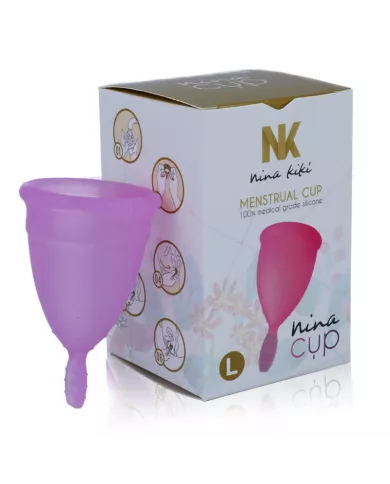 NINA KIKÍ - COUPE MENSTRUELLE VIOLET - TAILLE L NINA KIKÍ - COUPE MENSTRUELLE VIOLET - TAILLE L
