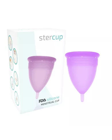 STERCUP - COUPE MENSTRUELLE EN SILICONE FDA LILAS - TAILLE S STERCUP - COUPE MENSTRUELLE EN SILICONE FDA LILAS - TAILLE S