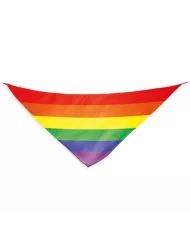 PRIDE - ÉCHARPE TRIANGULAIRE EN COTON AVEC DRAPEAU ARC-EN-CIEL