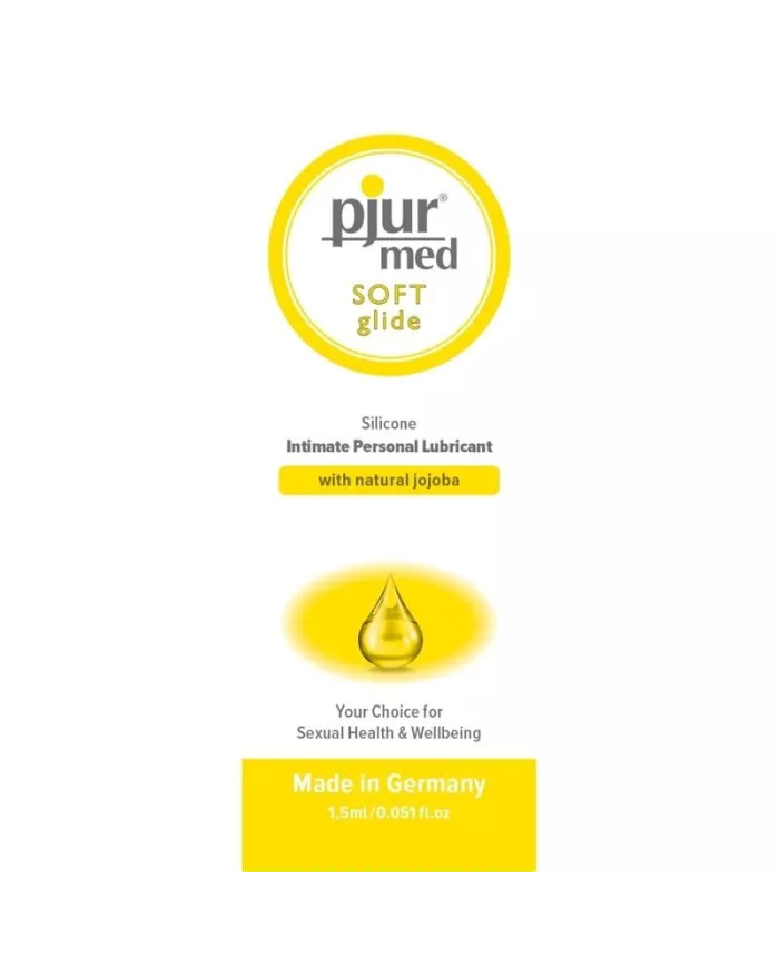 PJUR - LUBRIFIANT SILICONE MED SOFT GLIDE 1.5 ML PJUR - LUBRIFIANT SILICONE MED SOFT GLIDE 1.5 ML
