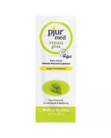 PJUR - MED LUBRIFIANT  BASE EAU VEGAN GLIDE 2 ML