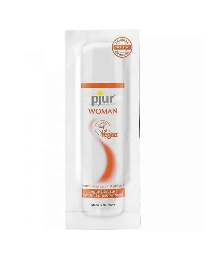 PJUR - WOMAN LUBRIFIANT VEGAN  BASE EAU 2 ML PJUR - WOMAN LUBRIFIANT VEGAN  BASE EAU 2 ML